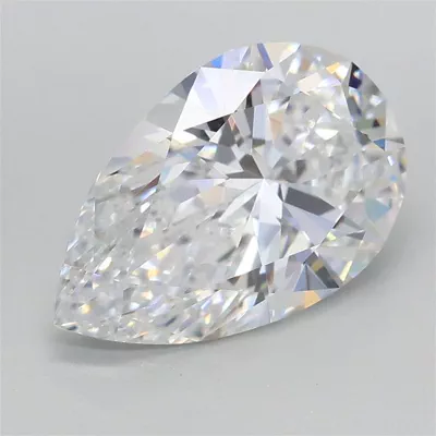 2.08ct D VS1 Rare Carat Ideal Cut Pear Lab Grown Diamond