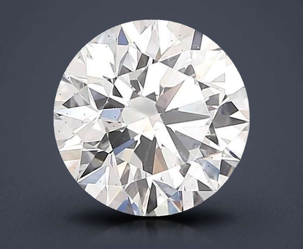 3.05ct E VS2 Rare Carat Ideal Cut Round Lab Grown Diamond