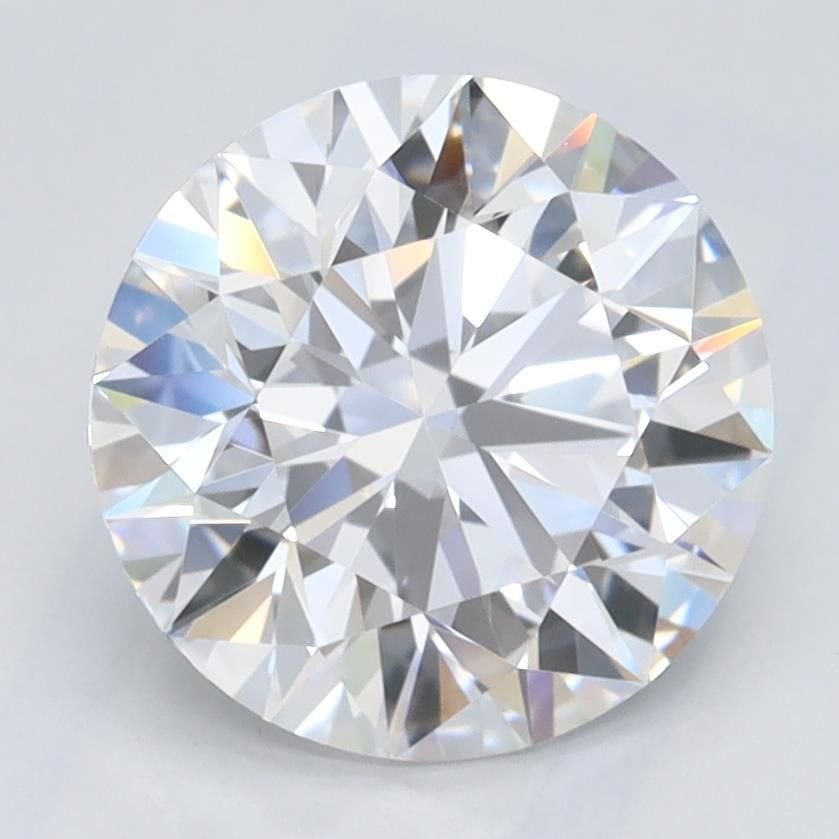 2.06ct D VVS1 Rare Carat Ideal Cut Round Lab Grown Diamond