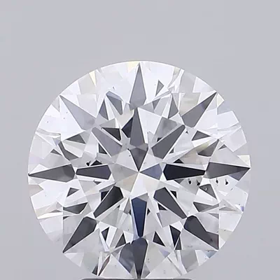 5.10ct E SI1 Rare Carat Ideal Cut Round Lab Grown Diamond