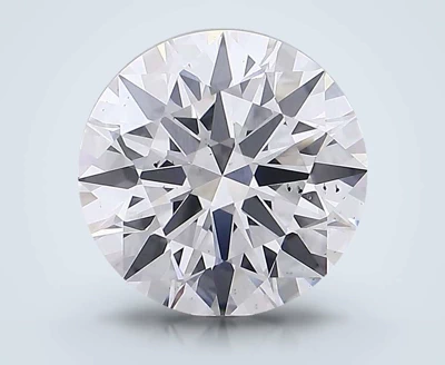 5.10ct E SI1 Rare Carat Ideal Cut Round Lab Grown Diamond