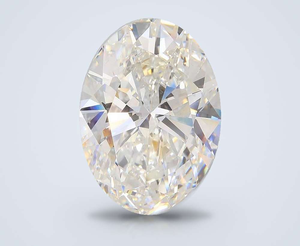 20.10ct F VS1 Rare Carat Ideal Cut Oval Lab Grown Diamond