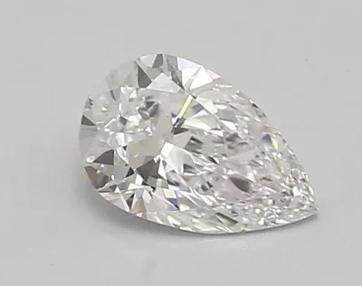 0.89ct D VVS2 Rare Carat Ideal Cut Pear Lab Grown Diamond
