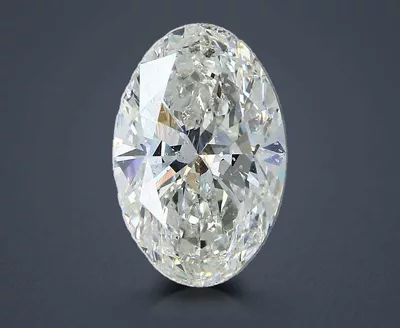 4.10ct G SI2 Rare Carat Ideal Cut Oval Diamond