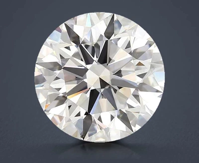 5.05ct H VS2 Rare Carat Ideal Cut Round Diamond
