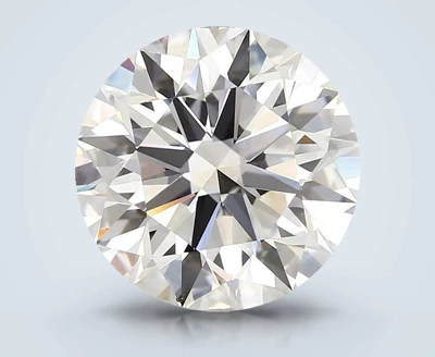 5.05ct H VS2 Rare Carat Ideal Cut Round Diamond