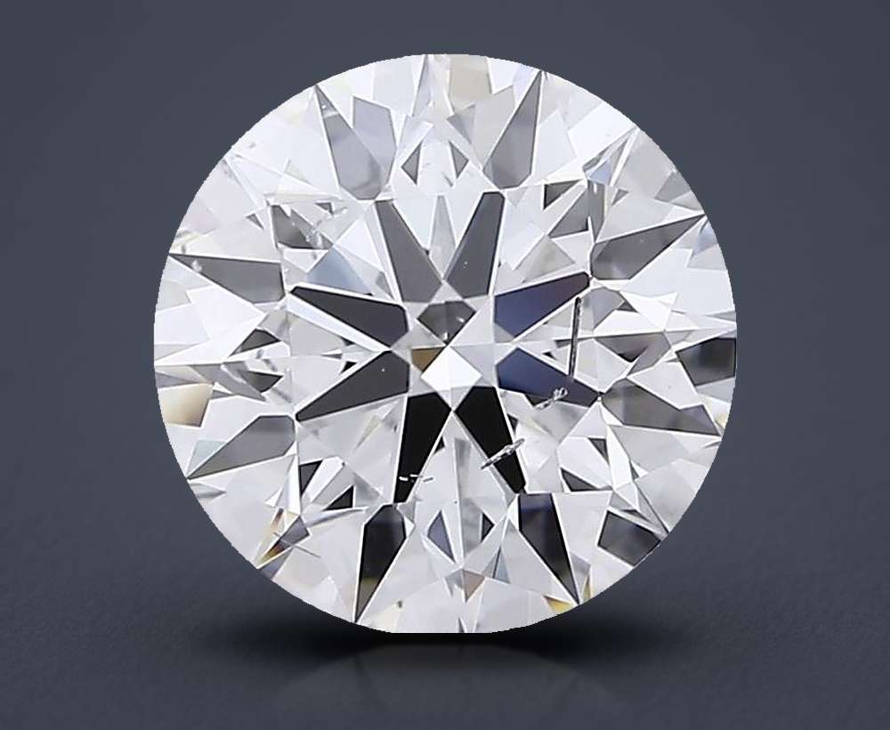 1.78ct D SI2 Rare Carat Ideal Cut Round Lab Grown Diamond