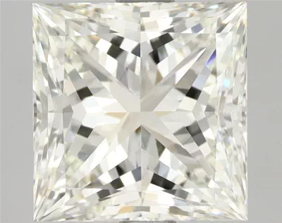 3.02ct K VVS1 Rare Carat Ideal Cut Princess Diamond