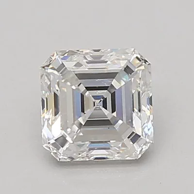 1.08ct D VS1 Rare Carat Ideal Cut Asscher Lab Grown Diamond