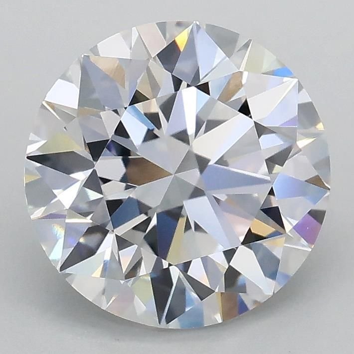 2.06ct D VVS2 Rare Carat Ideal Cut Round Lab Grown Diamond