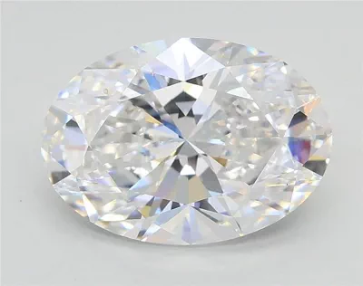 3.06ct D VS1 Rare Carat Ideal Cut Oval Lab Grown Diamond