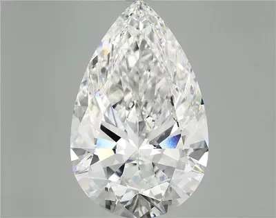 12.09ct F VVS2 Rare Carat Ideal Cut Pear Lab Grown Diamond