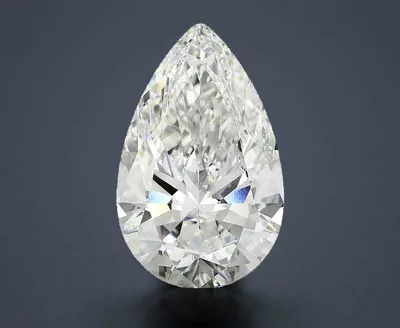 12.09ct F VVS2 Rare Carat Ideal Cut Pear Lab Grown Diamond