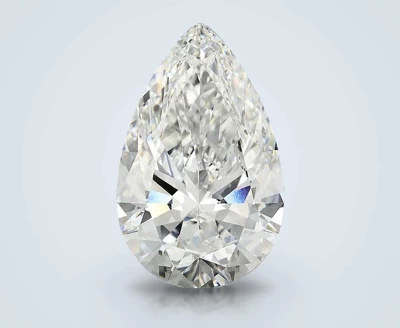 12.09ct F VVS2 Rare Carat Ideal Cut Pear Lab Grown Diamond