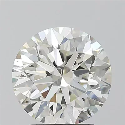 2.20ct I SI2 Rare Carat Ideal Cut Round Diamond