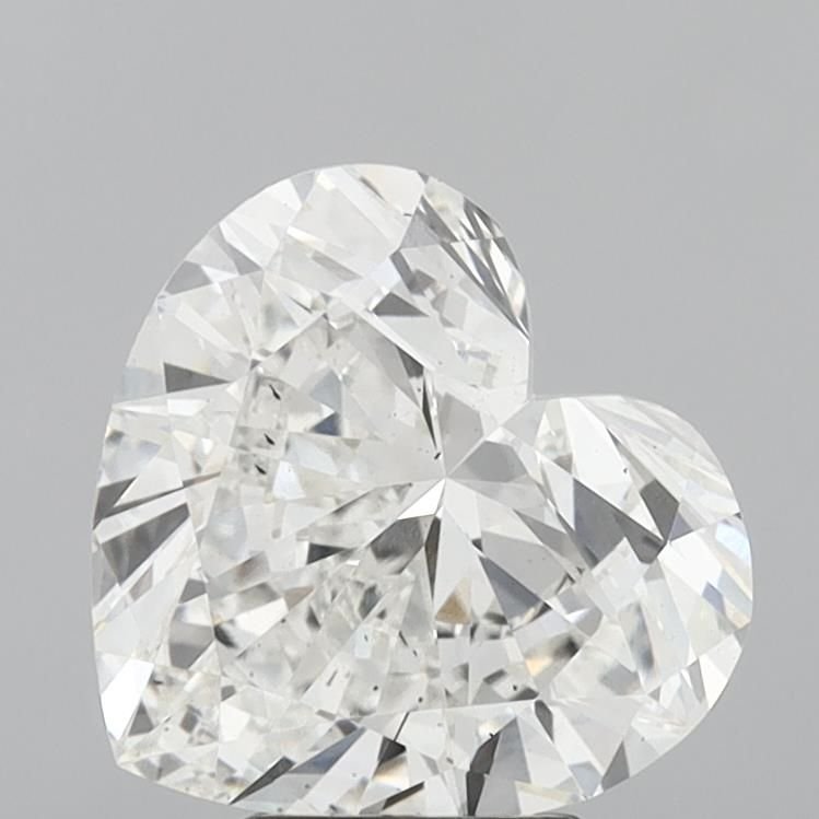 4.19ct F SI1 Rare Carat Ideal Cut Heart Lab Grown Diamond