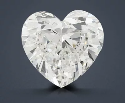 4.19ct F SI1 Rare Carat Ideal Cut Heart Lab Grown Diamond