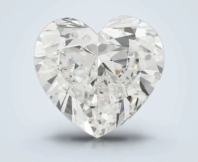 4.19ct F SI1 Rare Carat Ideal Cut Heart Lab Grown Diamond