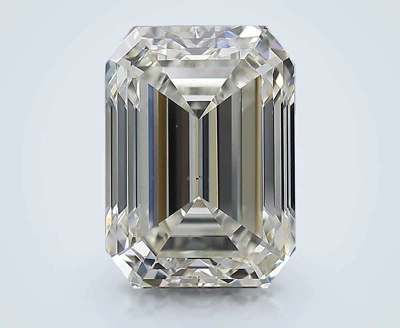 5.10ct J VS2 Rare Carat Ideal Cut Emerald Diamond