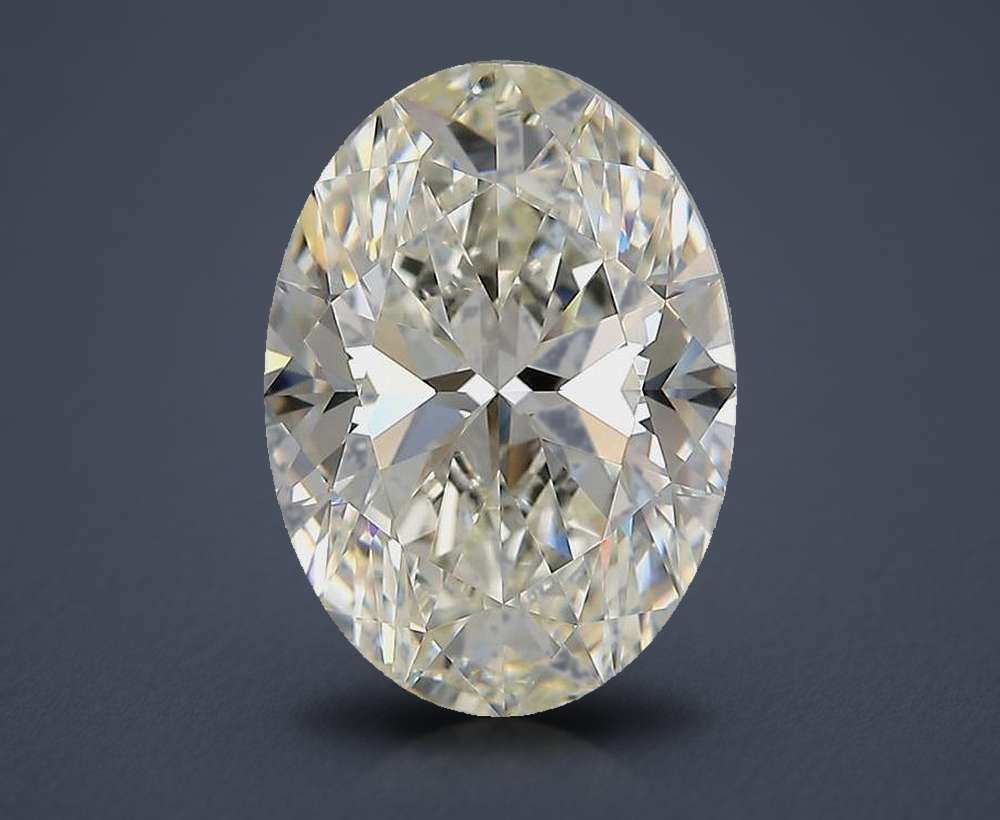 4.52ct K VS1 Rare Carat Ideal Cut Oval Diamond