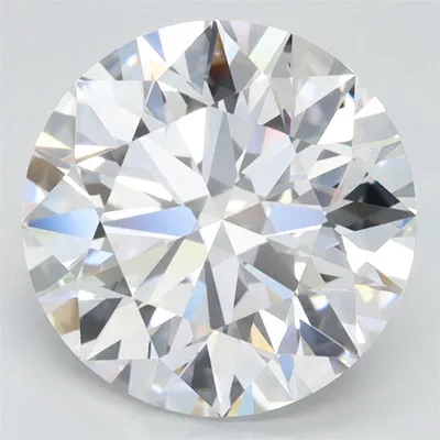 4.20ct D VVS2 Rare Carat Ideal Cut Round Lab Grown Diamond