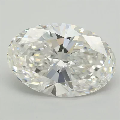 5.54ct E VS1 Rare Carat Ideal Cut Oval Lab Grown Diamond