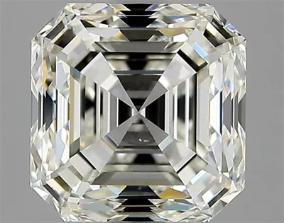 2.74ct J VS2 Very Good Cut Asscher Diamond