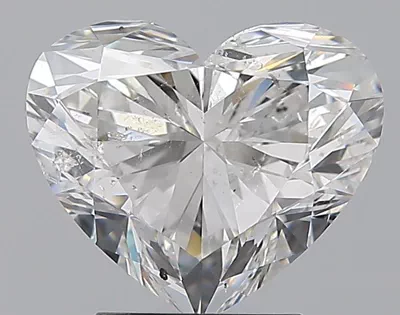 3.01ct F SI2 Rare Carat Ideal Cut Heart Diamond