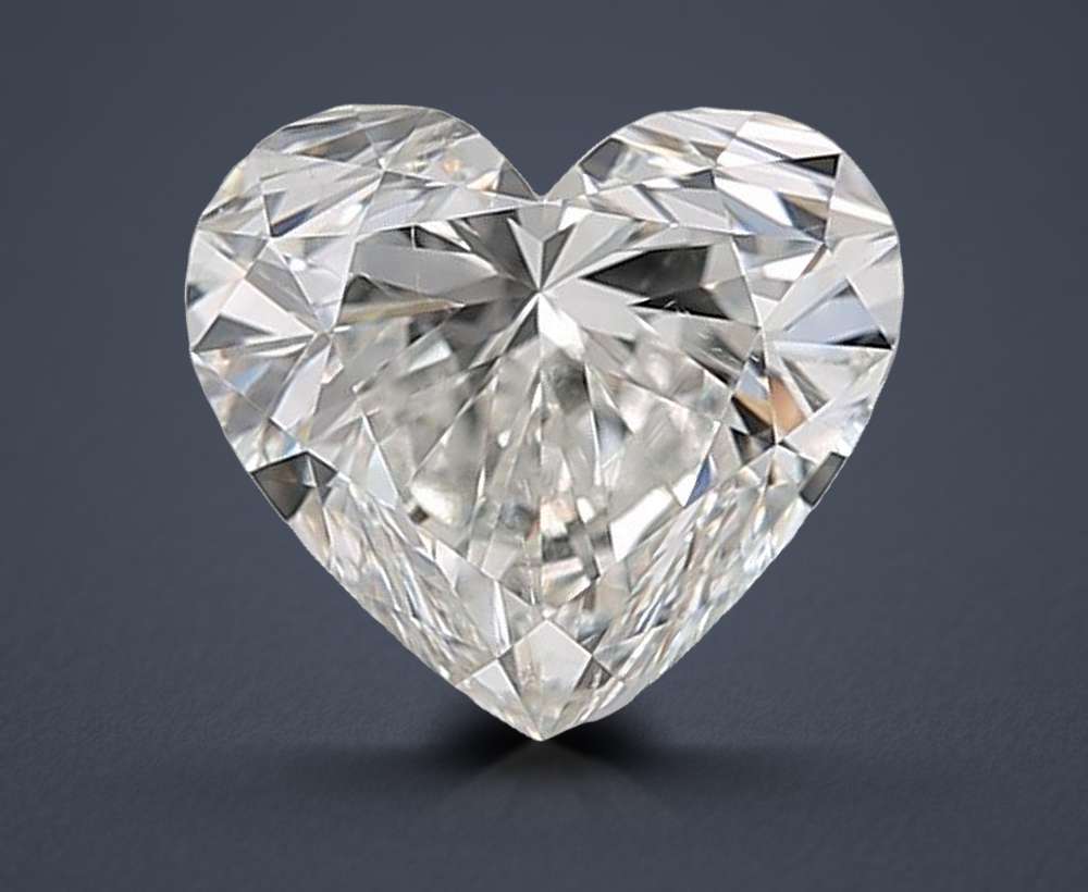 0.80ct I SI1 Rare Carat Ideal Cut Heart Diamond
