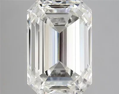 4.25ct H VS2 Excellent Cut Emerald Lab Grown Diamond