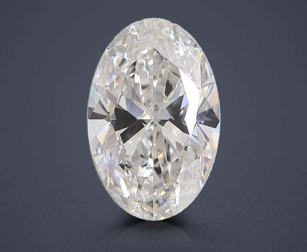 5.23ct E VS1 Rare Carat Ideal Cut Oval Lab Grown Diamond