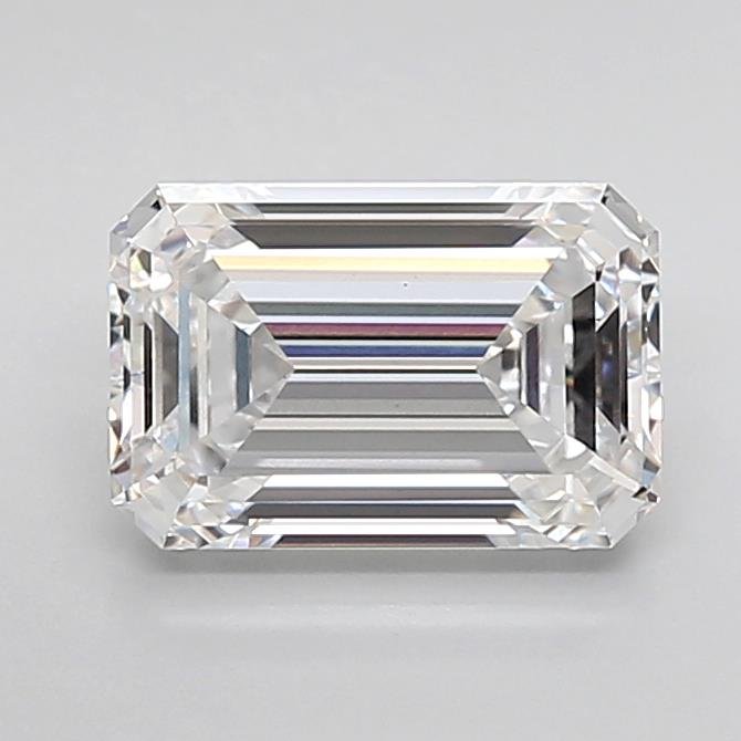 2.57ct E VS1 Rare Carat Ideal Cut Emerald Lab Grown Diamond