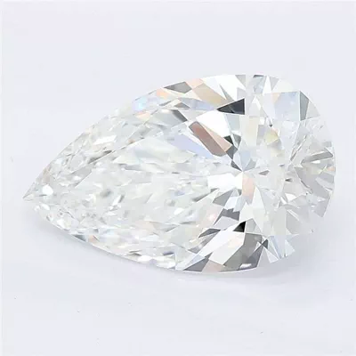 2.52ct E VVS2 Rare Carat Ideal Cut Pear Lab Grown Diamond