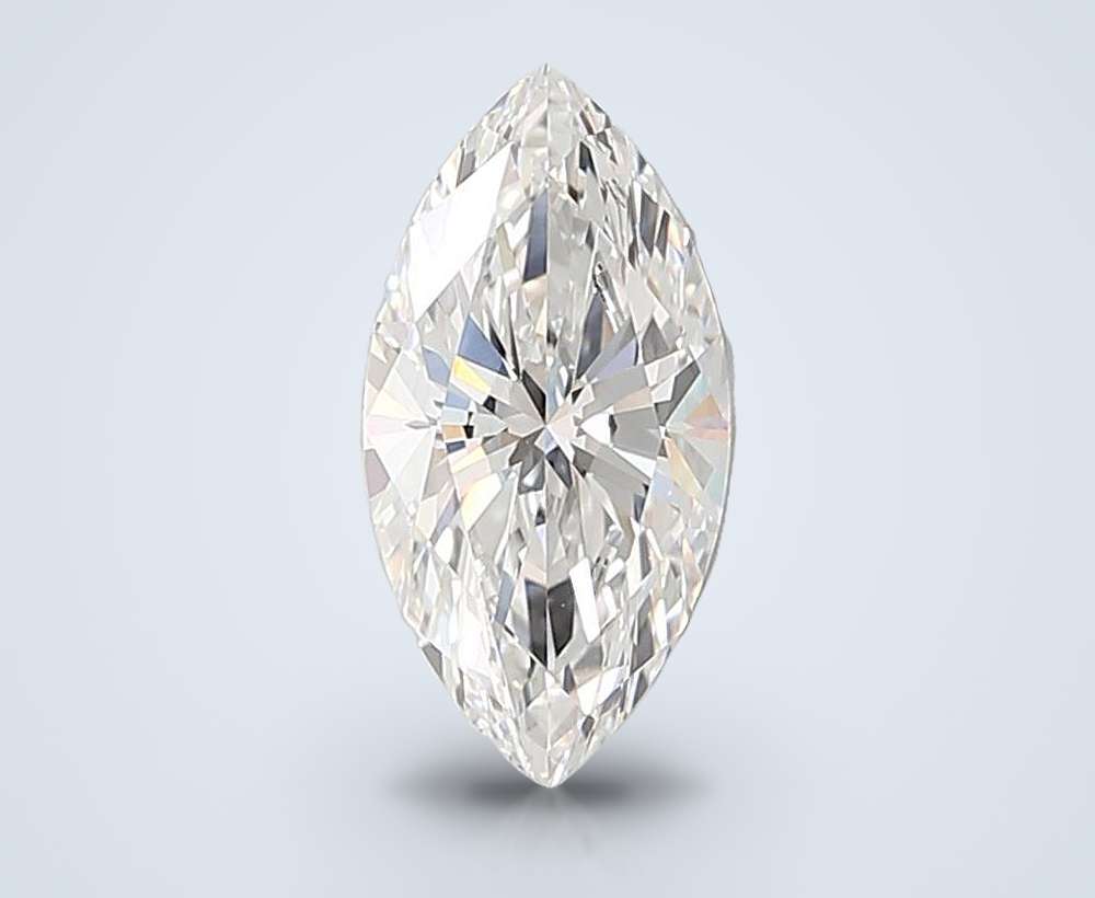 3.07ct F VVS2 Rare Carat Ideal Cut Marquise Lab Grown Diamond