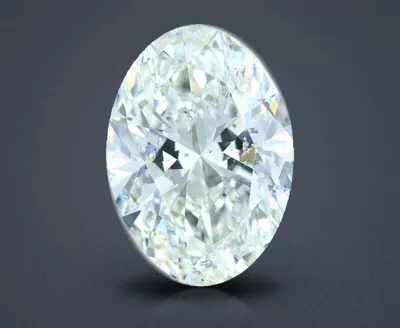 4.50ct I SI2 Rare Carat Ideal Cut Oval Diamond