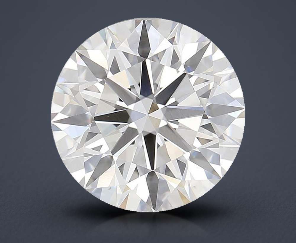 7.04ct G VS2 Rare Carat Ideal Cut Round Lab Grown Diamond
