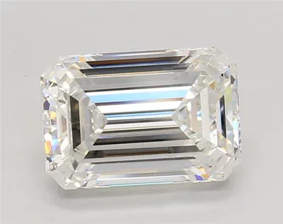 3.10ct G VS2 Rare Carat Ideal Cut Emerald Lab Grown Diamond
