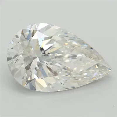 4.93ct G VS2 Rare Carat Ideal Cut Pear Lab Grown Diamond