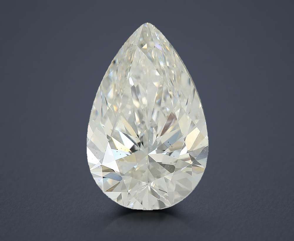 4.93ct G VS2 Rare Carat Ideal Cut Pear Lab Grown Diamond