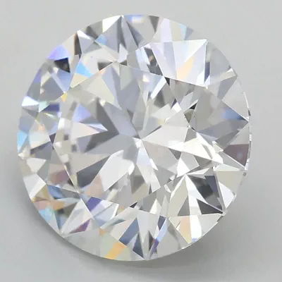 3.04ct F VS1 Rare Carat Ideal Cut Round Lab Grown Diamond