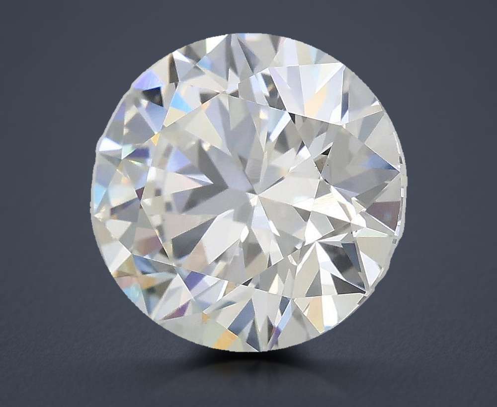 3.04ct F VS1 Rare Carat Ideal Cut Round Lab Grown Diamond