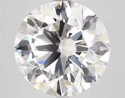 4.01ct F SI1 Rare Carat Ideal Cut Round Diamond