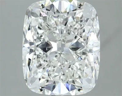 3.06ct H SI1 Good Cut Cushion Diamond