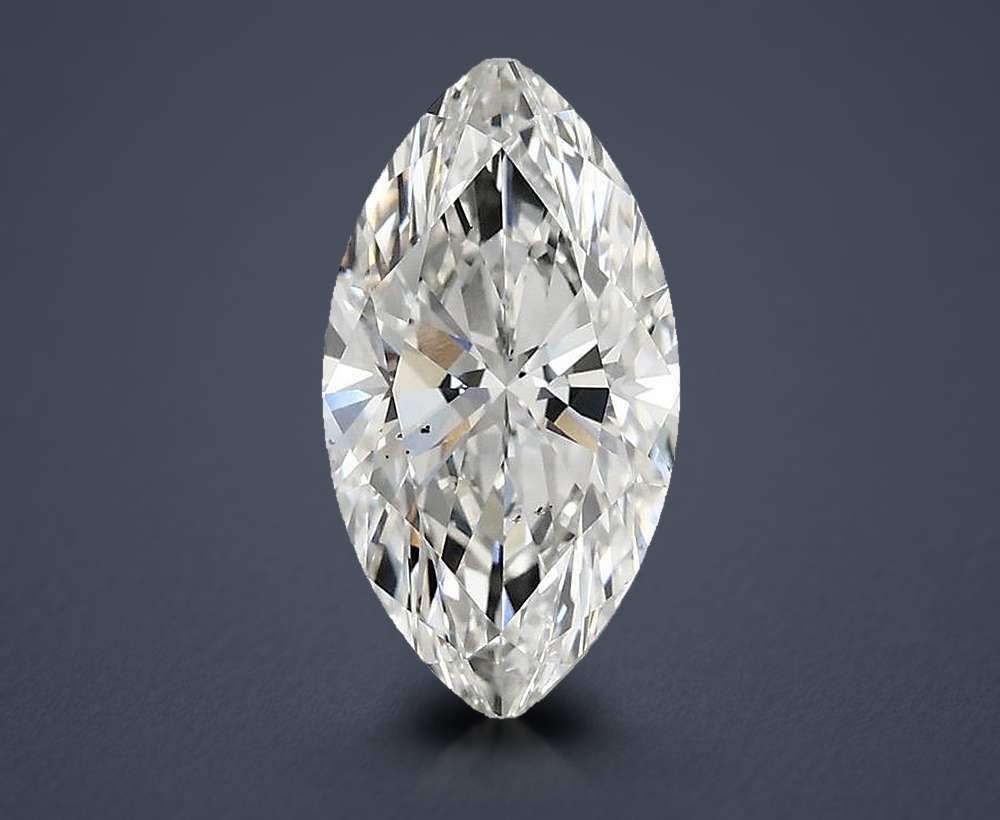 2.01ct F SI1 Rare Carat Ideal Cut Marquise Lab Grown Diamond