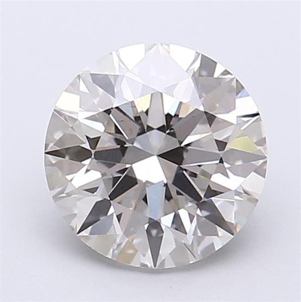 2.06ct H VS1 Rare Carat Ideal Cut Round Lab Grown Diamond