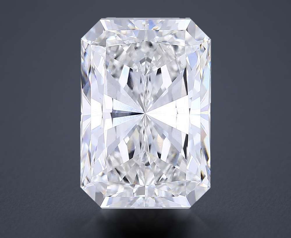 10.08ct E VVS2 Rare Carat Ideal Cut Radiant Lab Grown Diamond