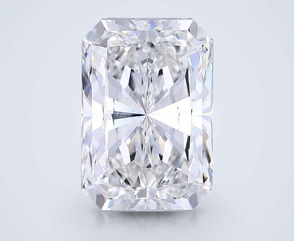 10.08ct E VVS2 Rare Carat Ideal Cut Radiant Lab Grown Diamond