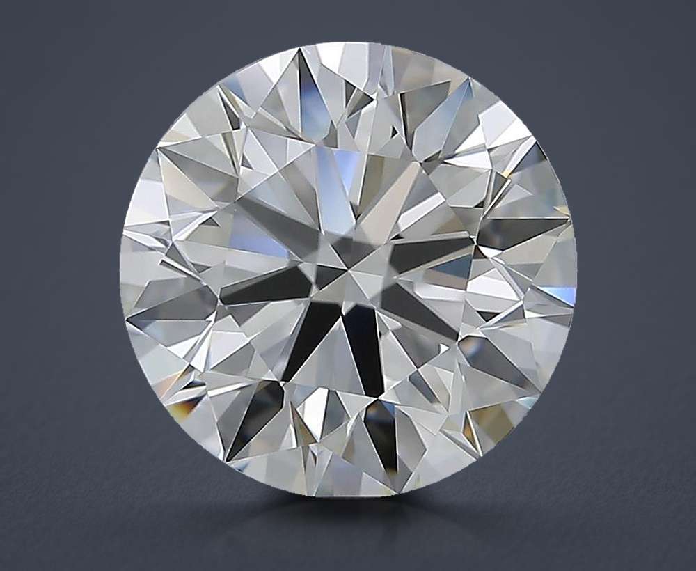 4.40ct I VVS2 Rare Carat Ideal Cut Round Diamond