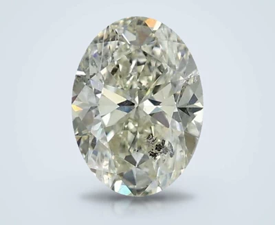 0.93ct K SI2 Very Good Cut Oval Diamond