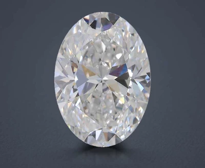 2.59ct E VVS2 Rare Carat Ideal Cut Oval Lab Grown Diamond